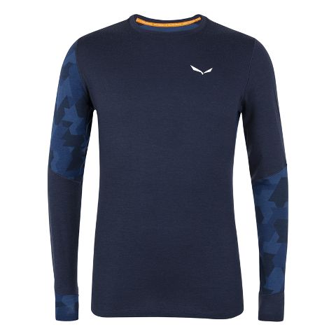 남성 크리스탈로 웜 AM 울 긴팔 티셔츠