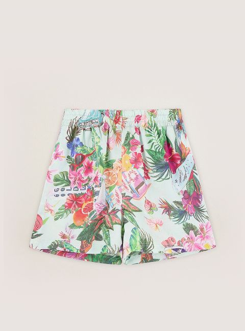 SHORT CINDERELLA PIJIAMA WITH ELASTIC BELT