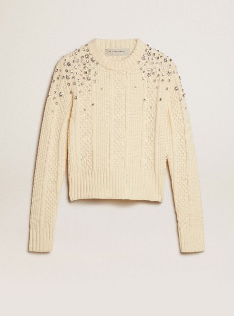 W`S KNIT CROPPED CREW NECK